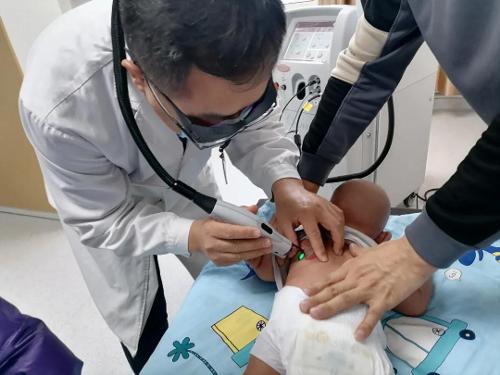 省内首台！小儿血管性病变治疗神器上线~